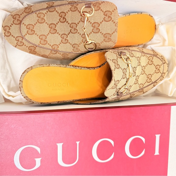Gucci Shoes - Gucci Women's Tan Loafer Mule